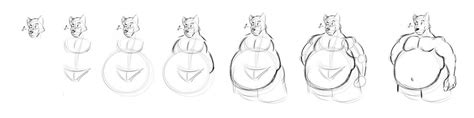 fat fan art|how to draw fat furry.